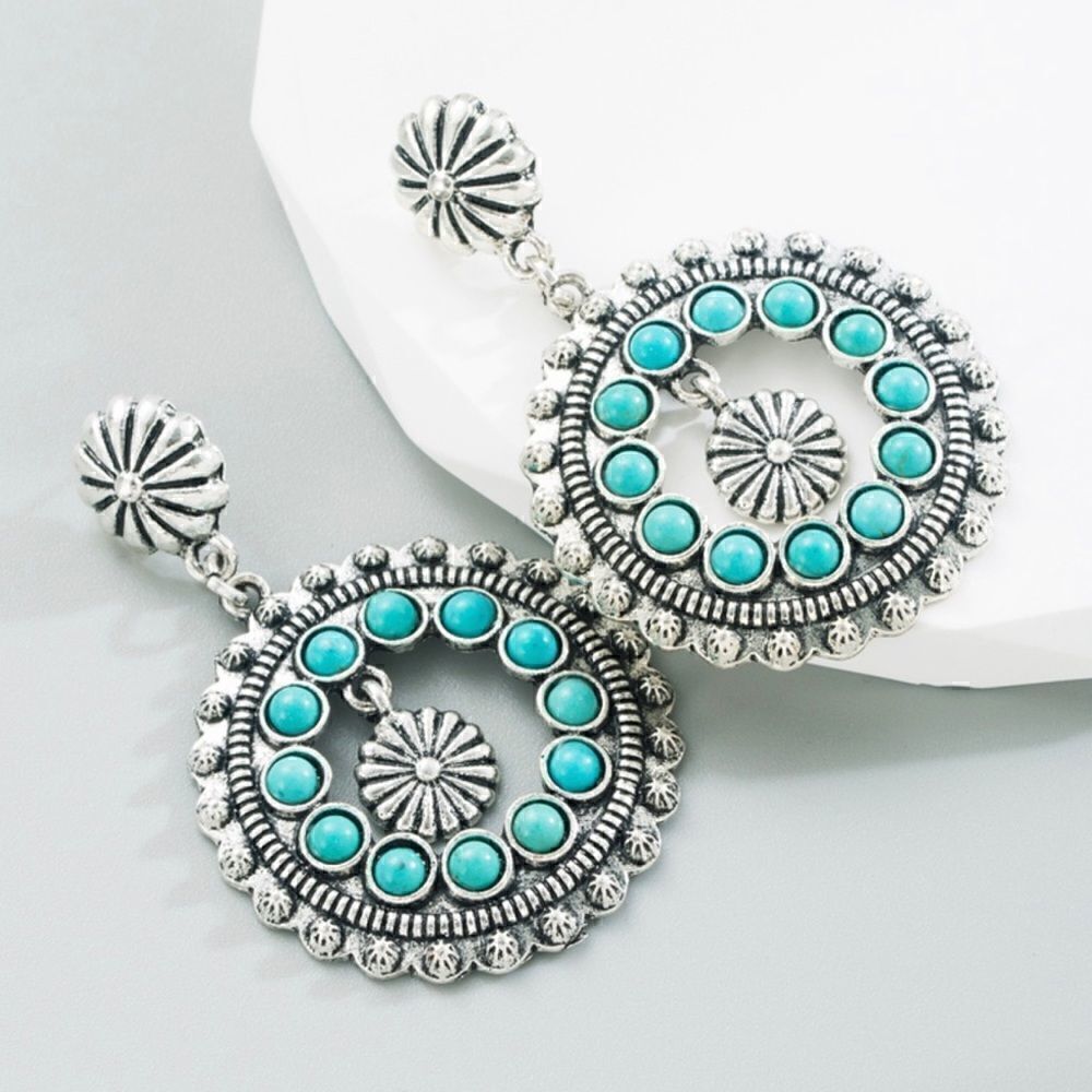 Southwestern Turquoise Earrings NWT 